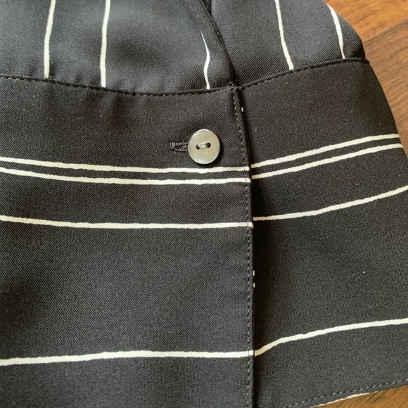 Ann Taylor Black & White Striped Tunic - Picture 3 of 4